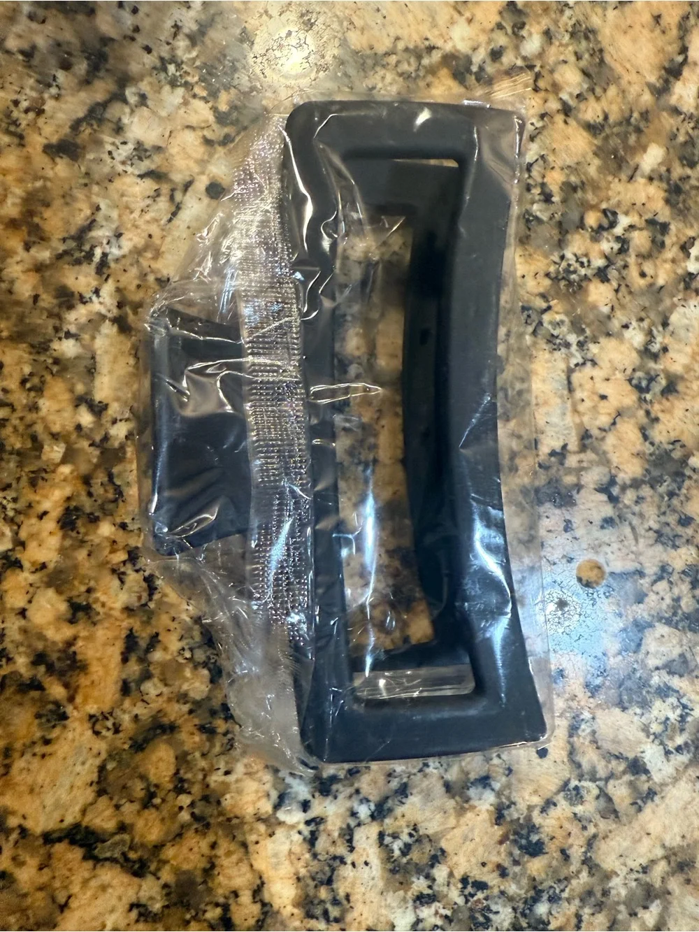 Oversized Square Claw Clip Large Matte Black Rectangle Thick Hair NWT